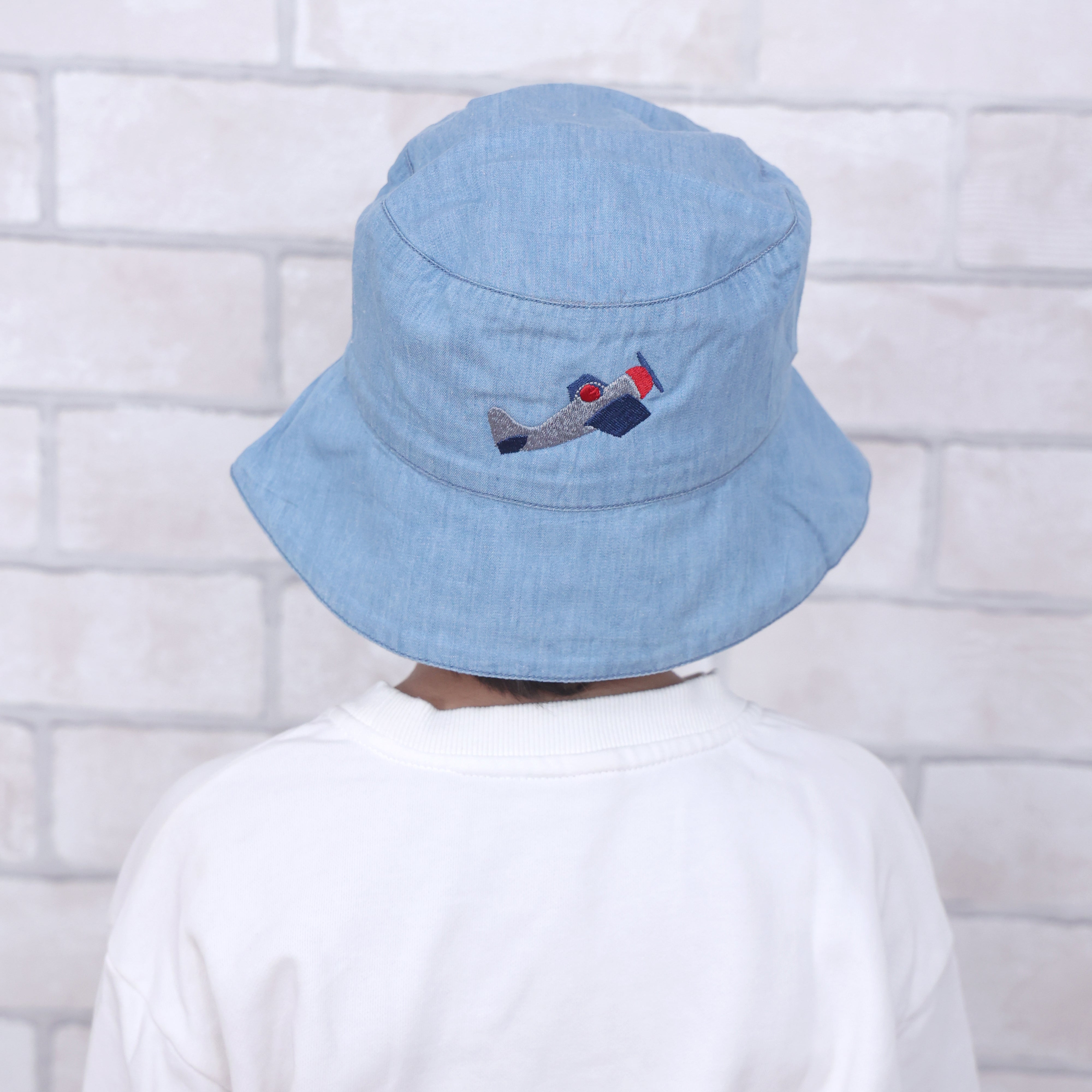 Fly Away With Me Light Denim Bucket Hat