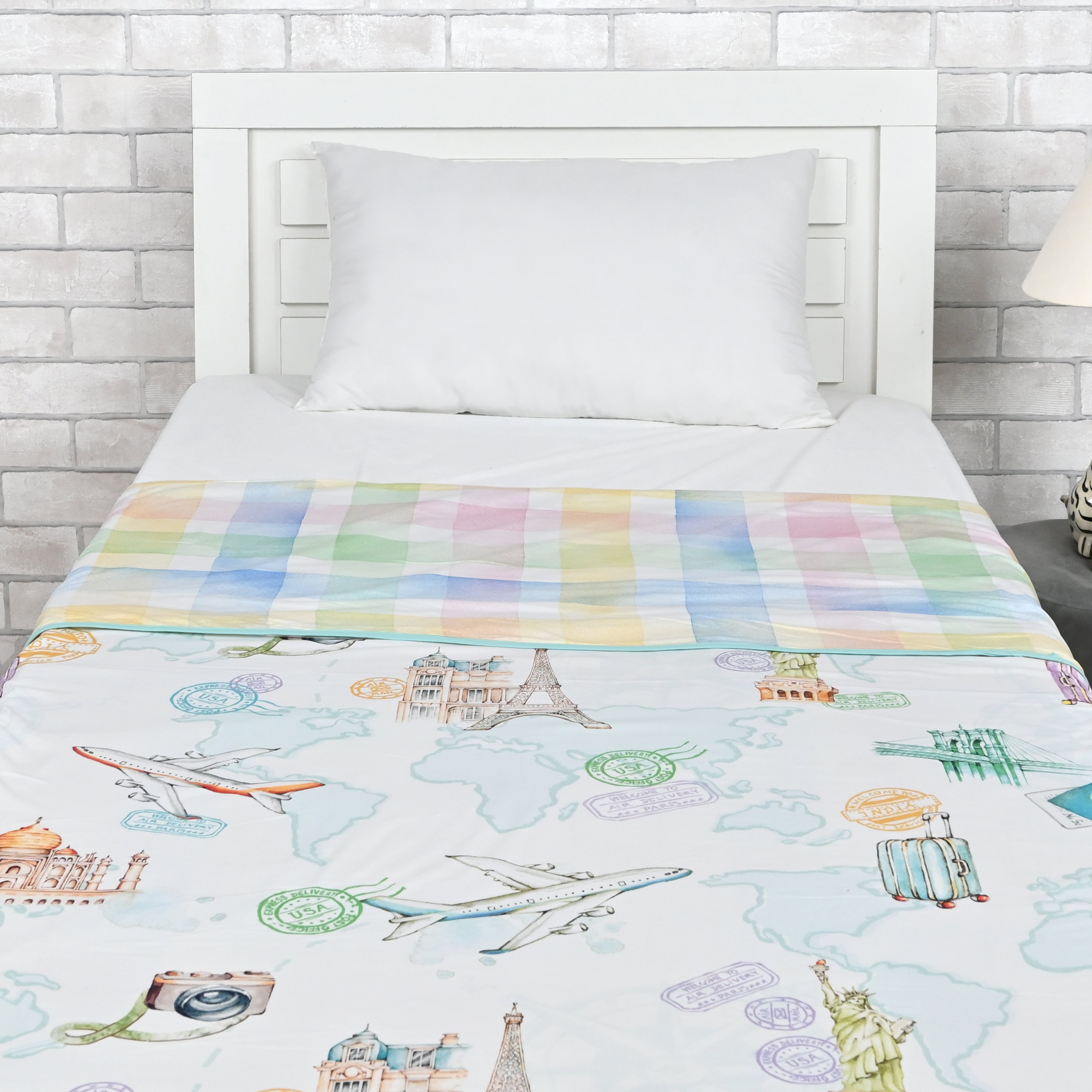 Passport To Wonderland Reversible Blanket