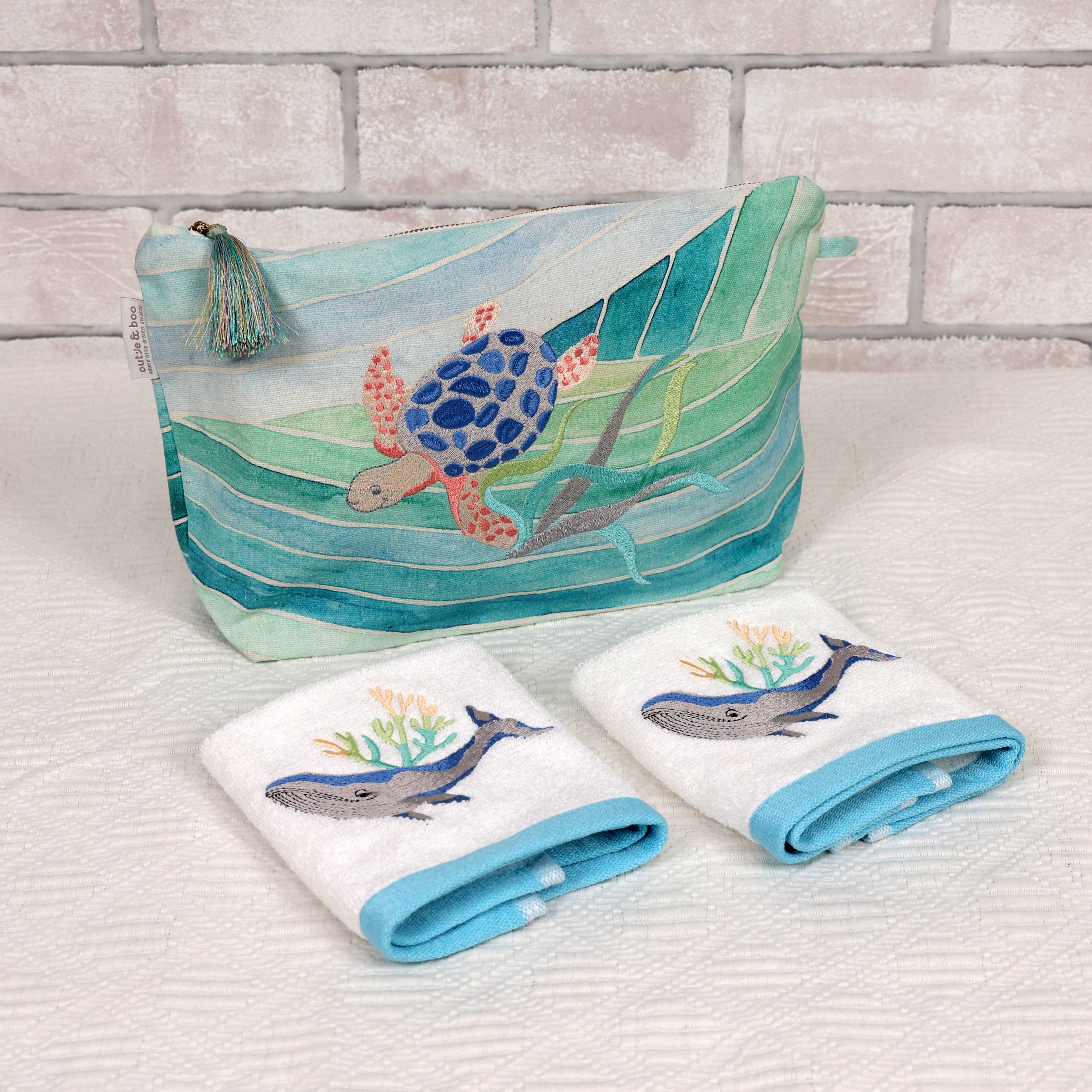 Maritime Magic - Pouch & Face Towels Bundle