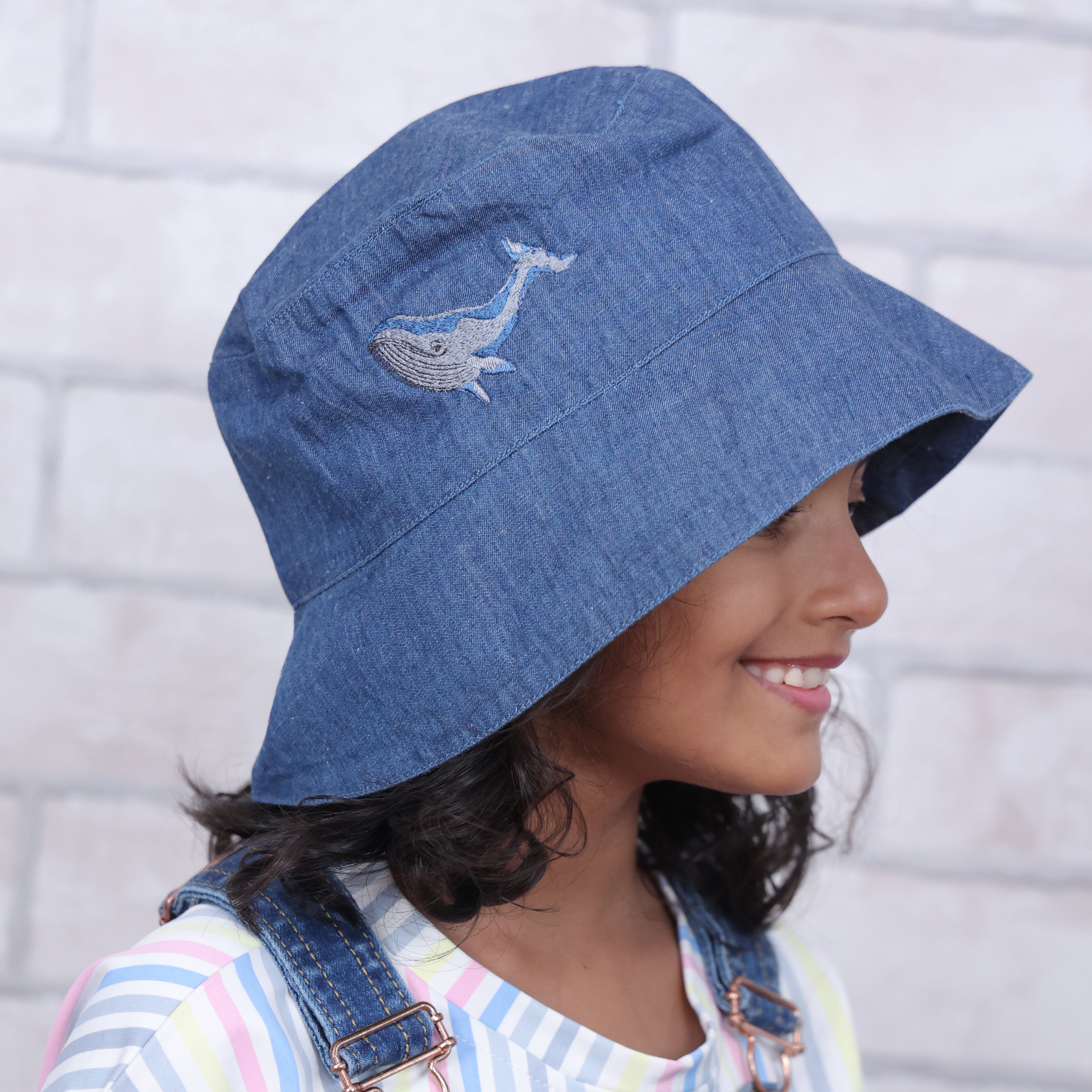 Maritime Magic Dark Denim Bucket Hat