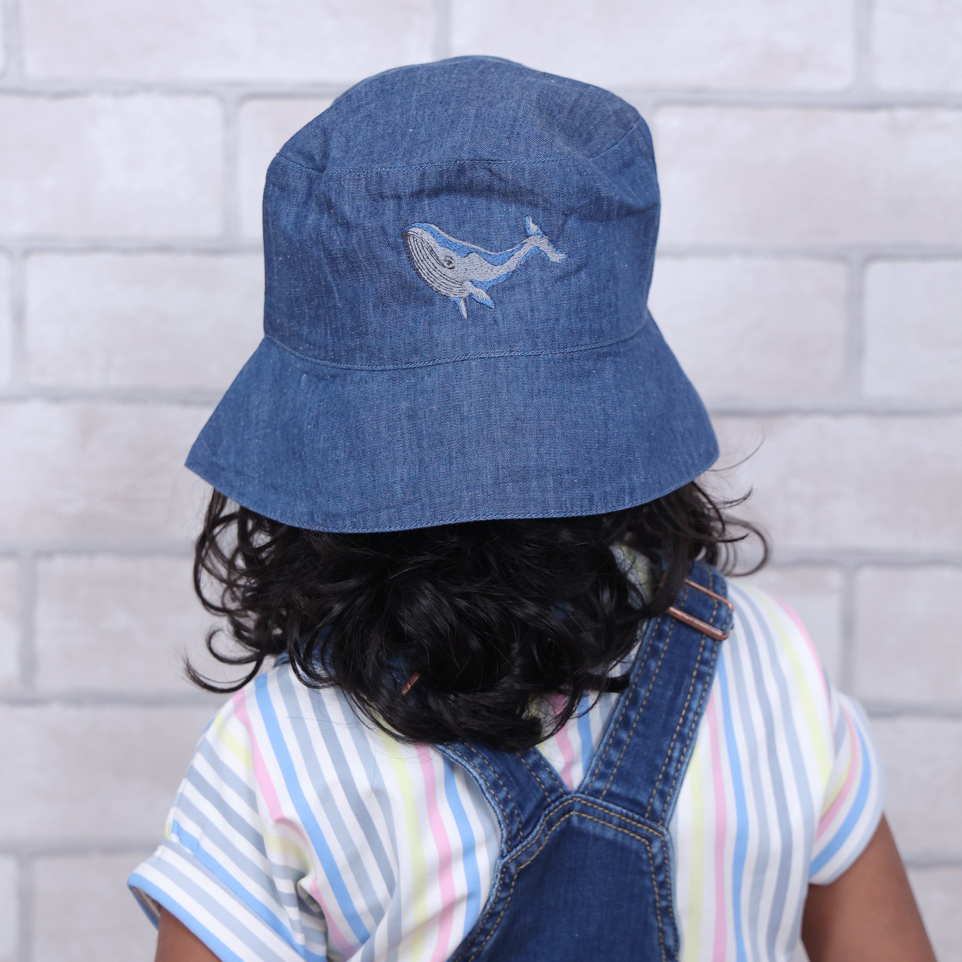 Maritime Magic Dark Denim Bucket Hat