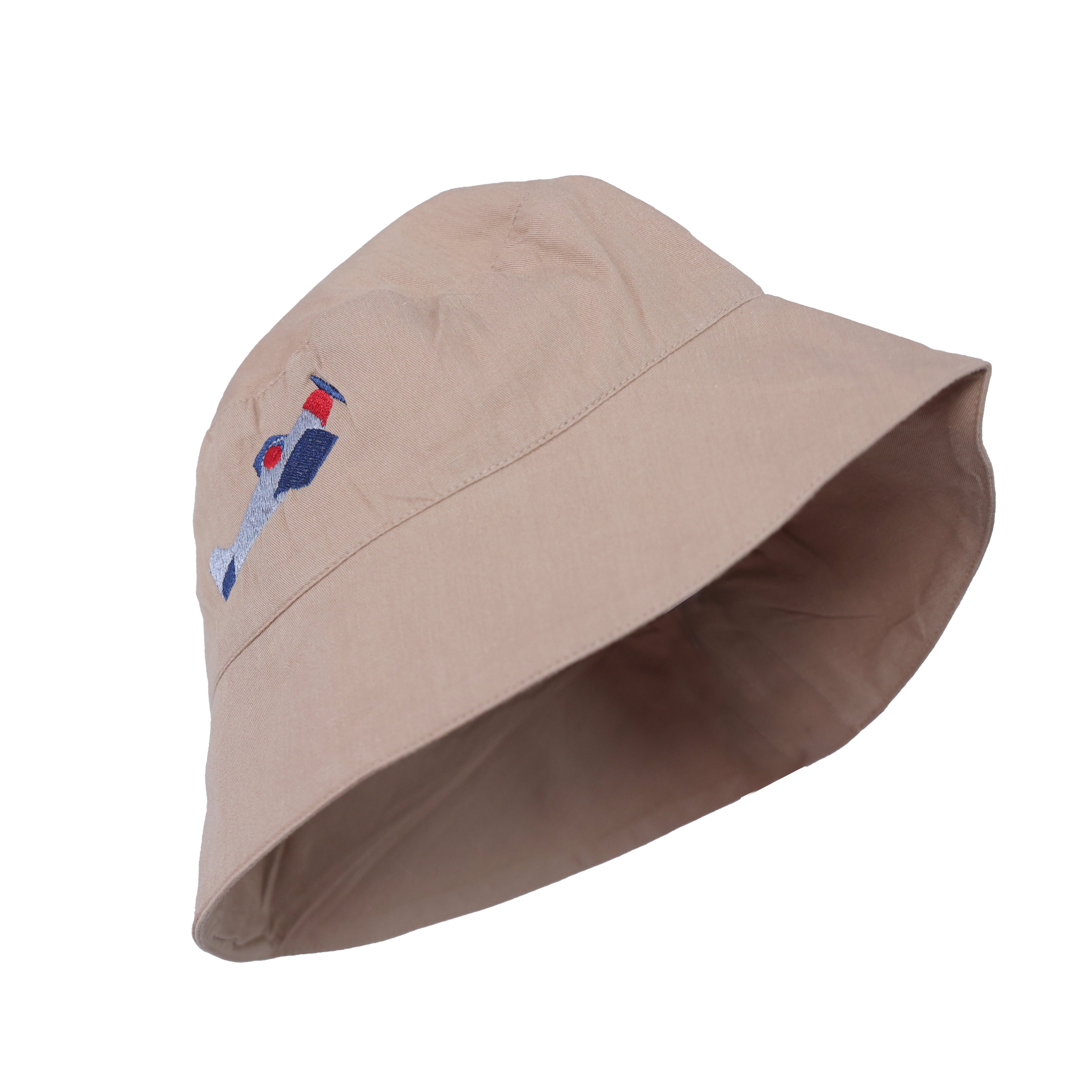 Fly Away With Me Brown Cotton Bucket Hat