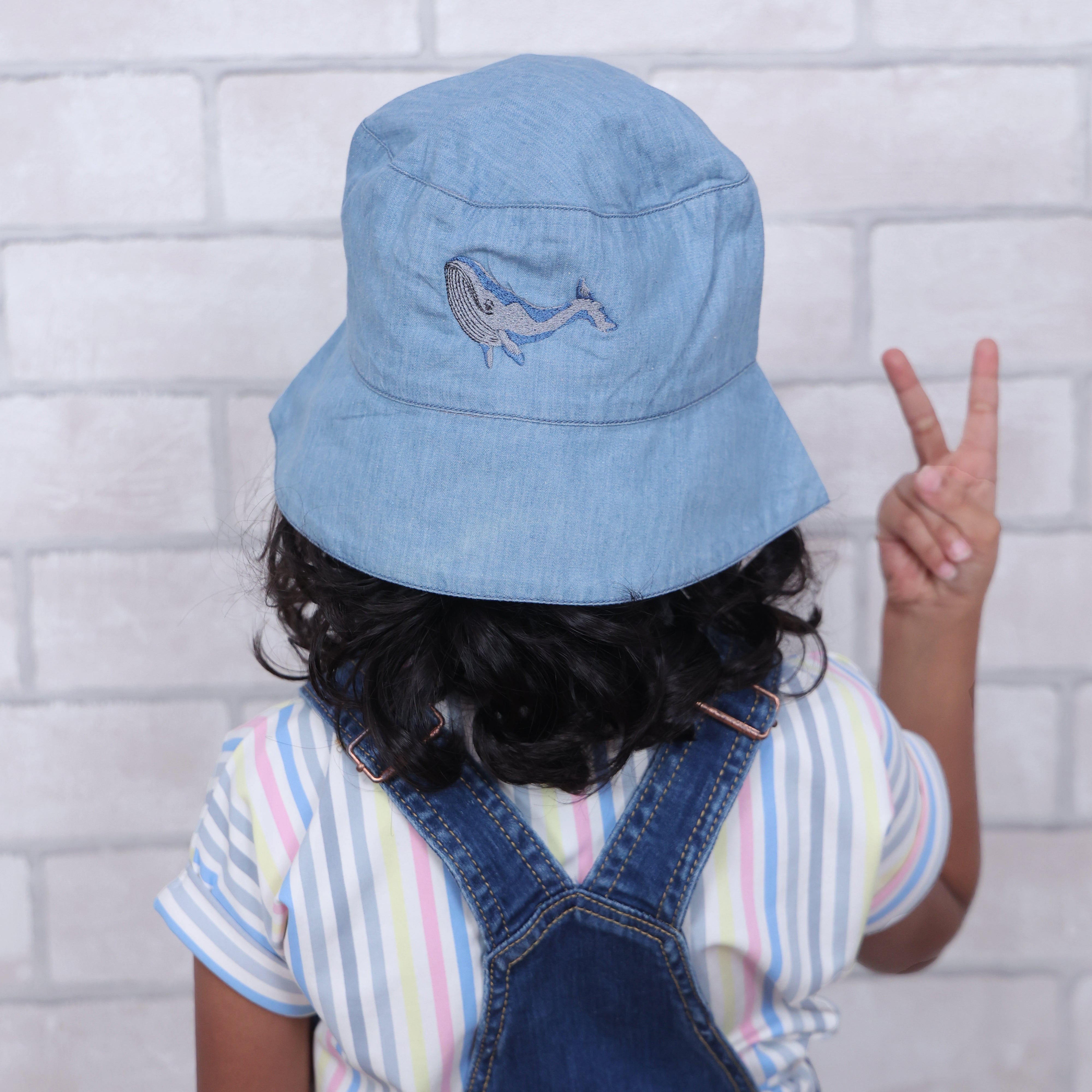 Maritime Magic Light Denim Bucket Hat