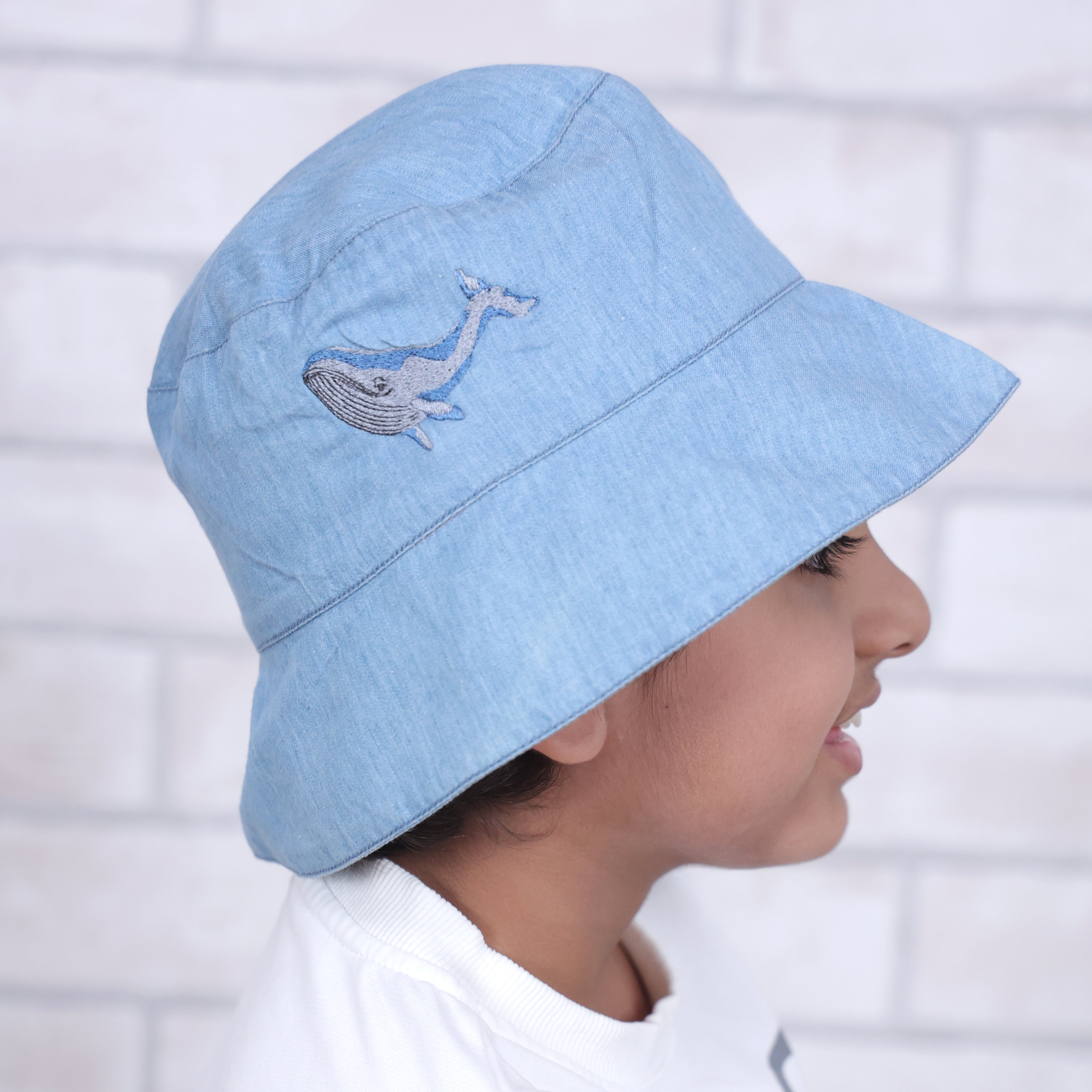 Maritime Magic Light Denim Bucket Hat