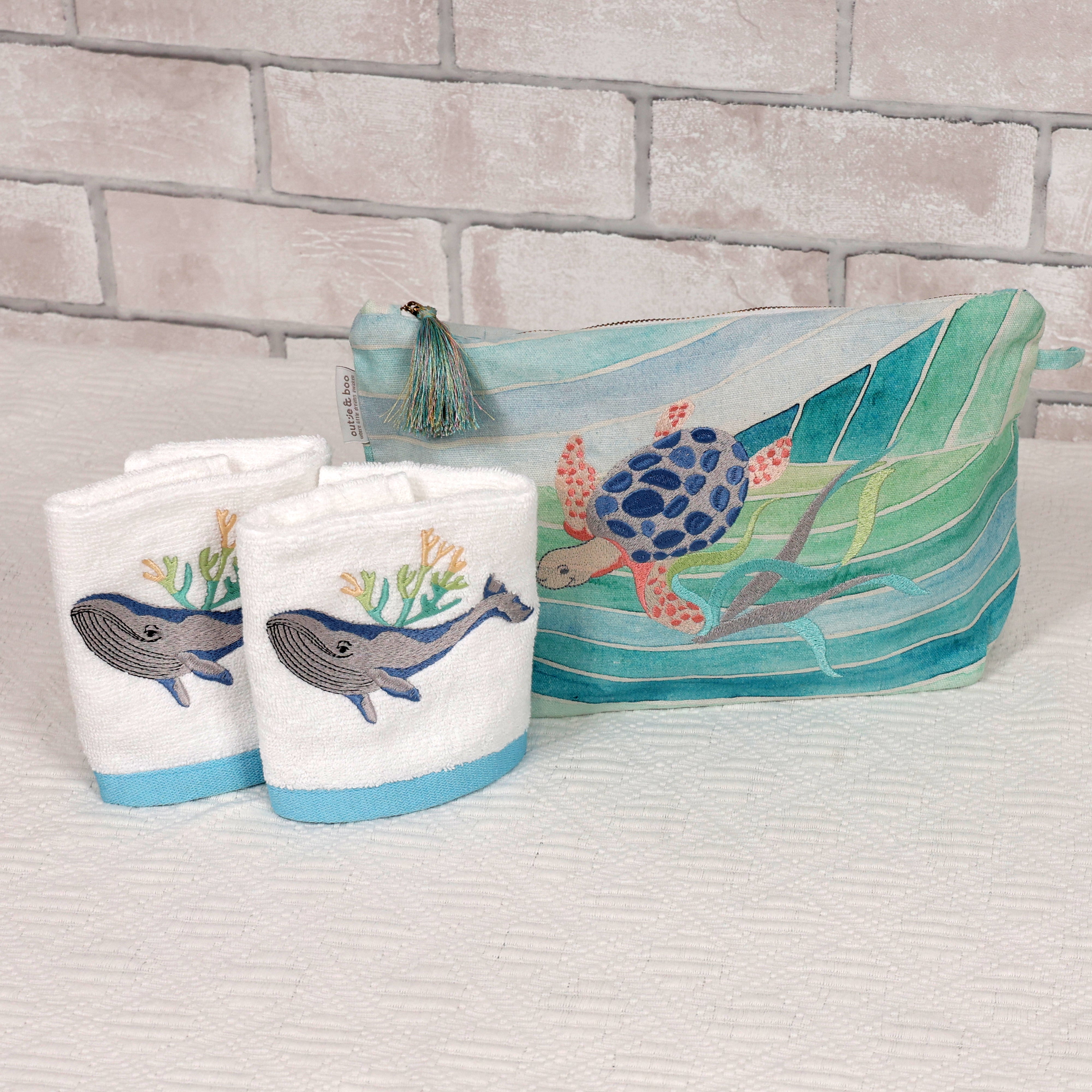 Maritime Magic - Pouch & Face Towels Bundle