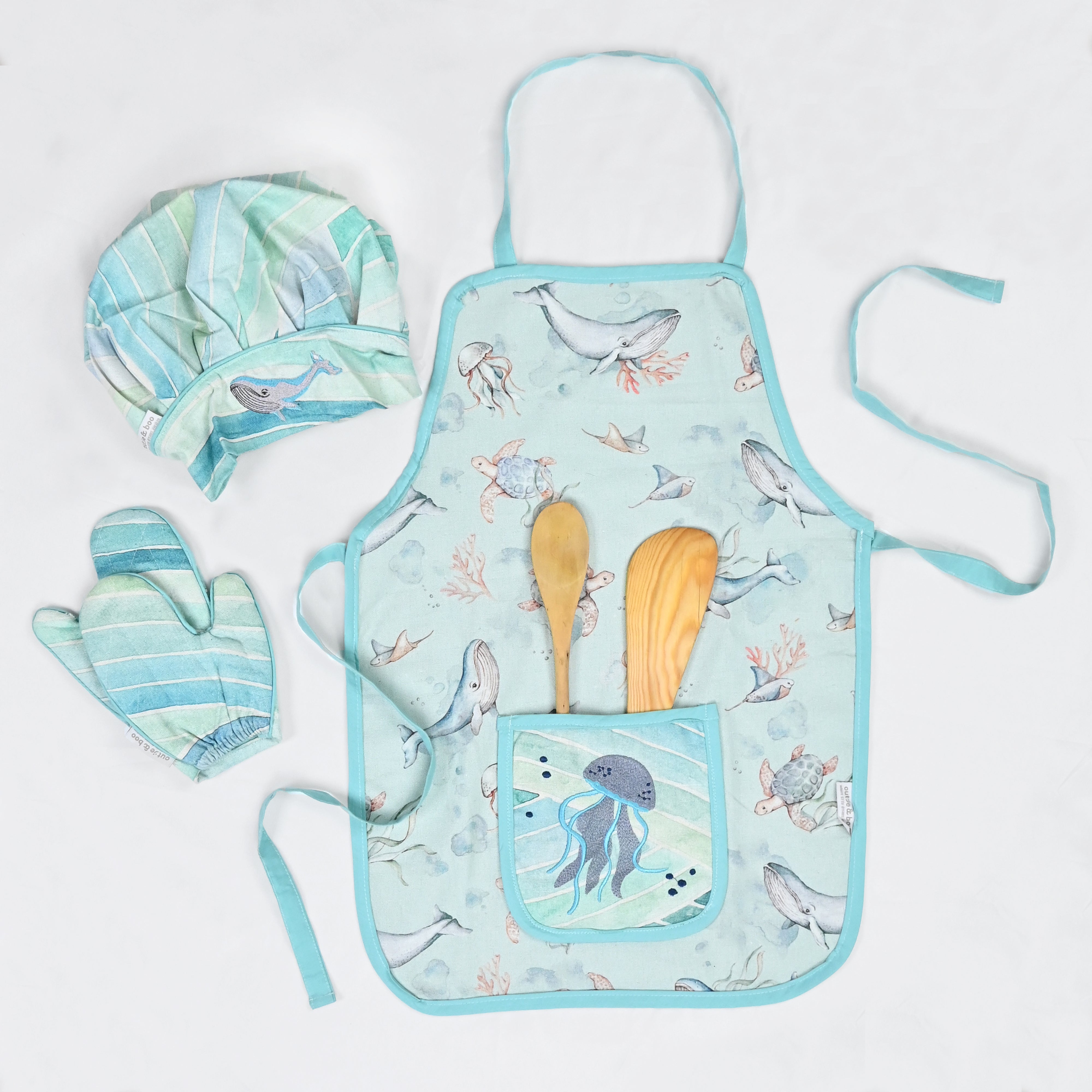 Maritime Magic Apron - Little Chef Trio Set