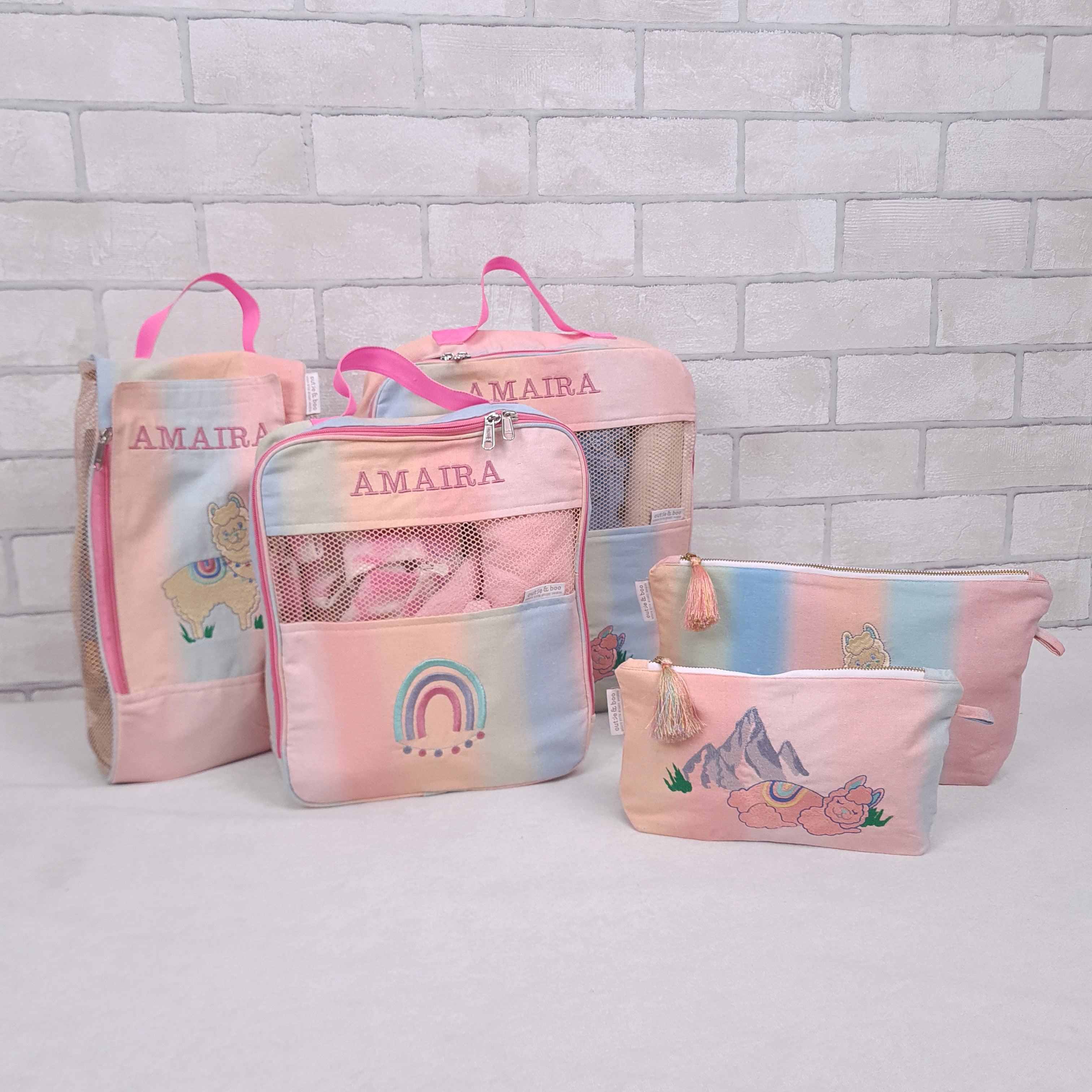 Ooh La Llama Organizer Bags (Set of 5)