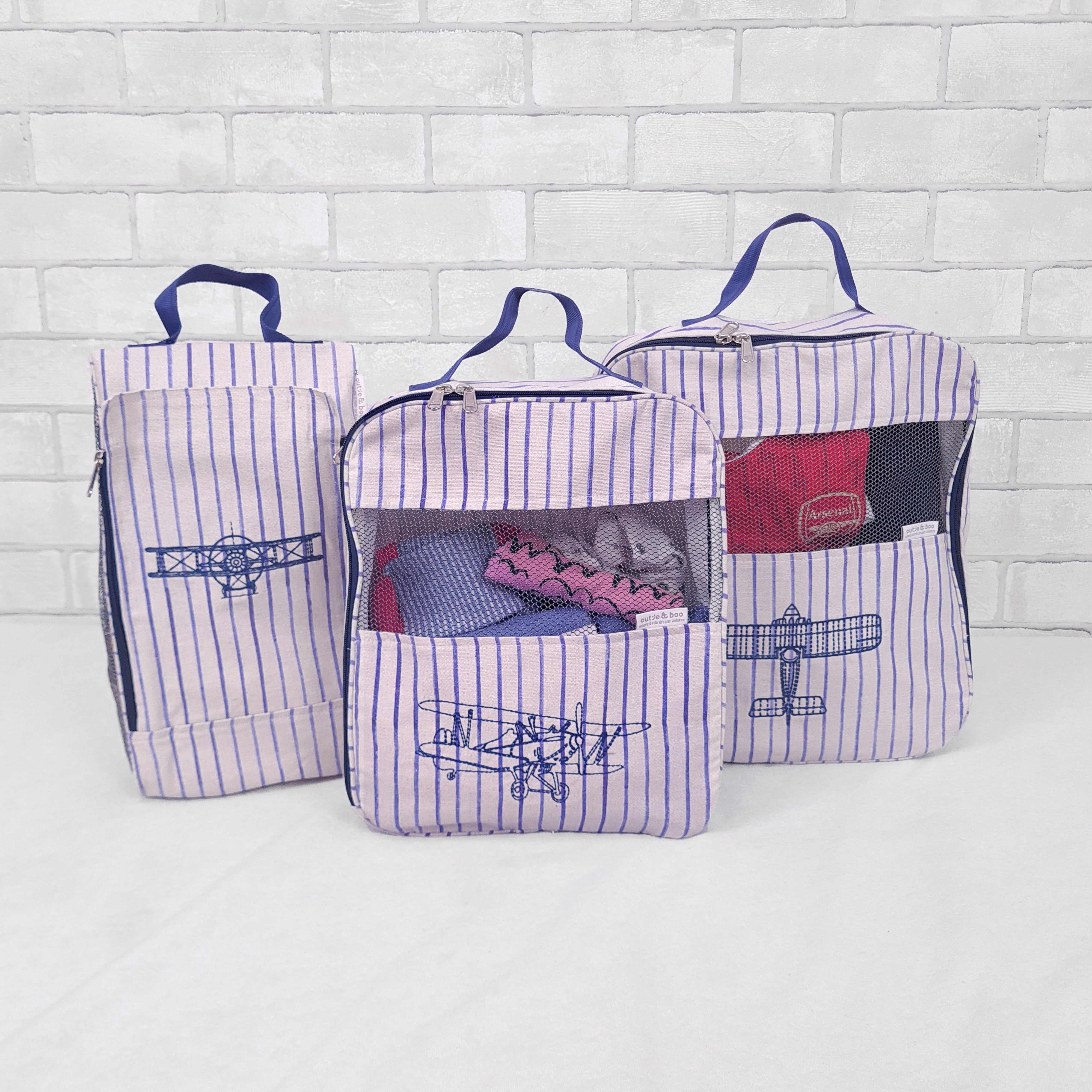 Fly Away With Me Organizer Bags (Set of 3)