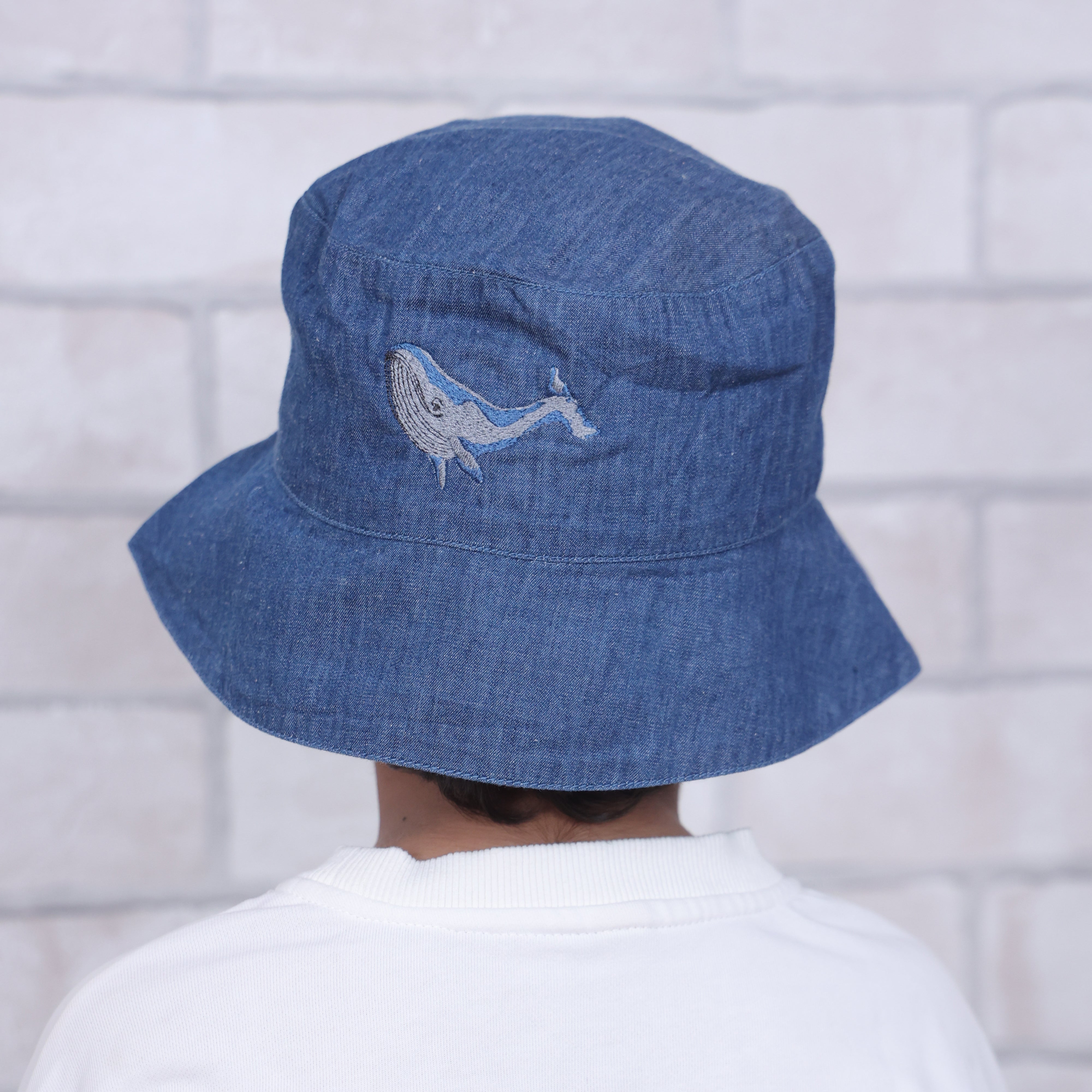 Maritime Magic Dark Denim Bucket Hat