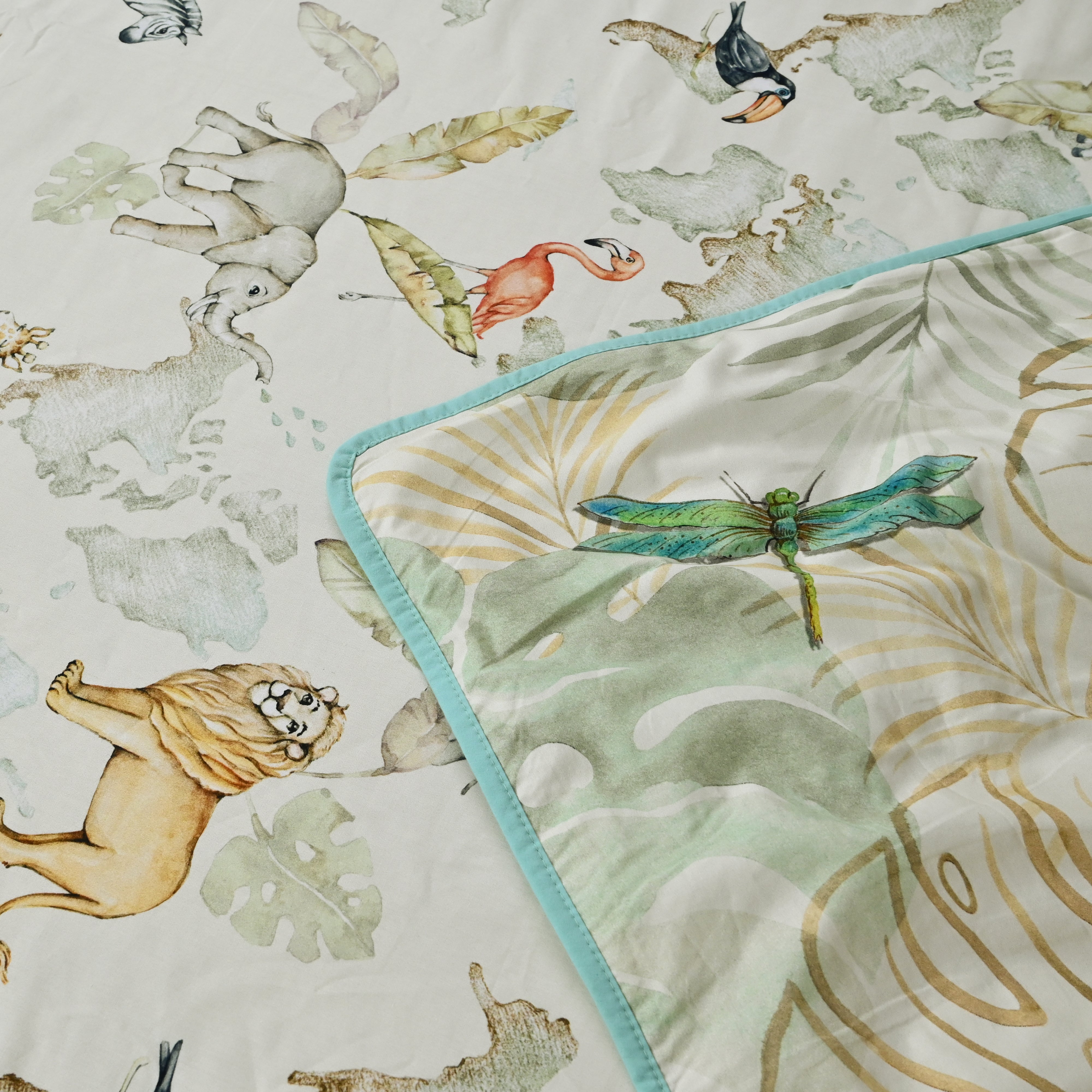 Baby It’s A Wild World Reversible Blanket