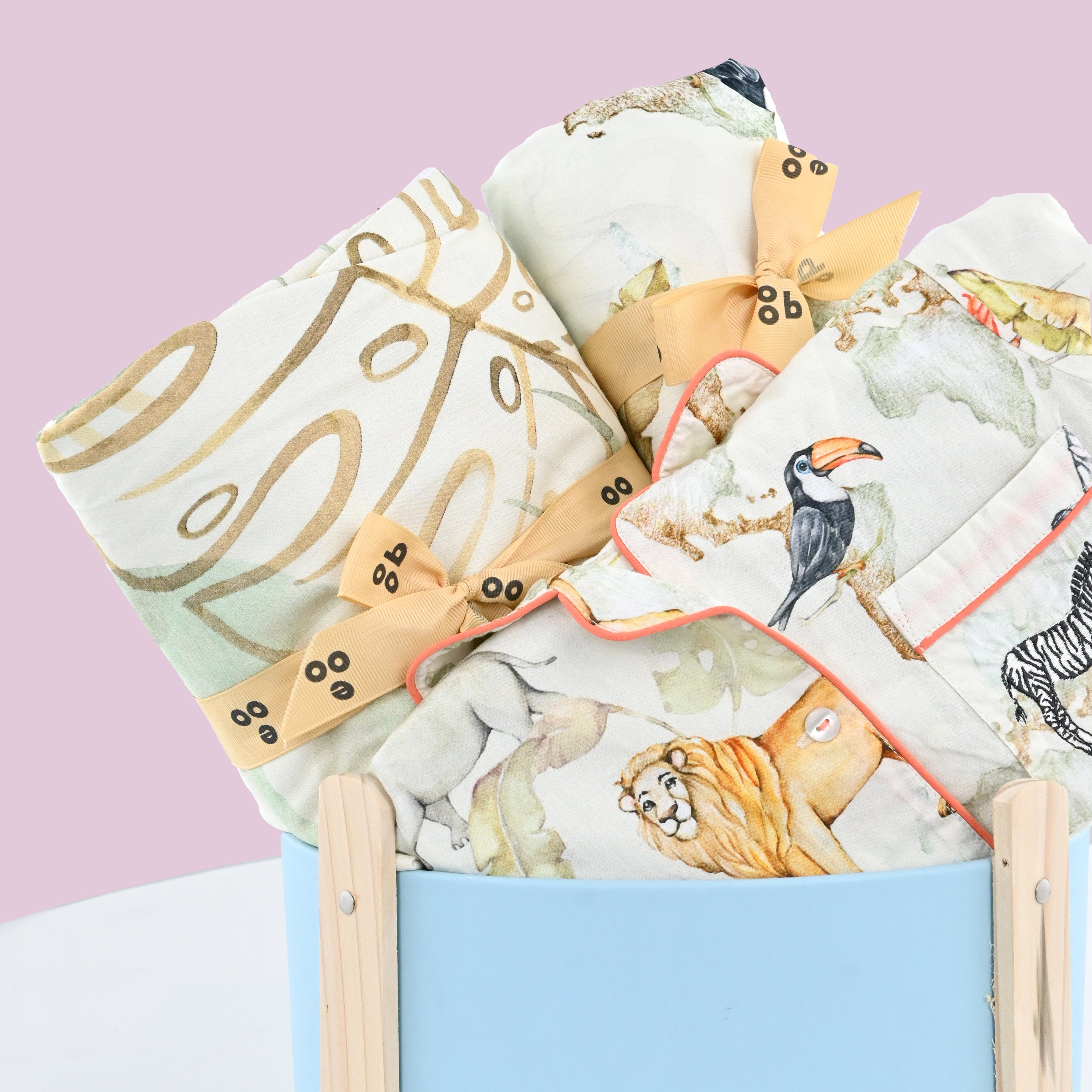 Baby It's Wild World Bedtime Bliss Basket