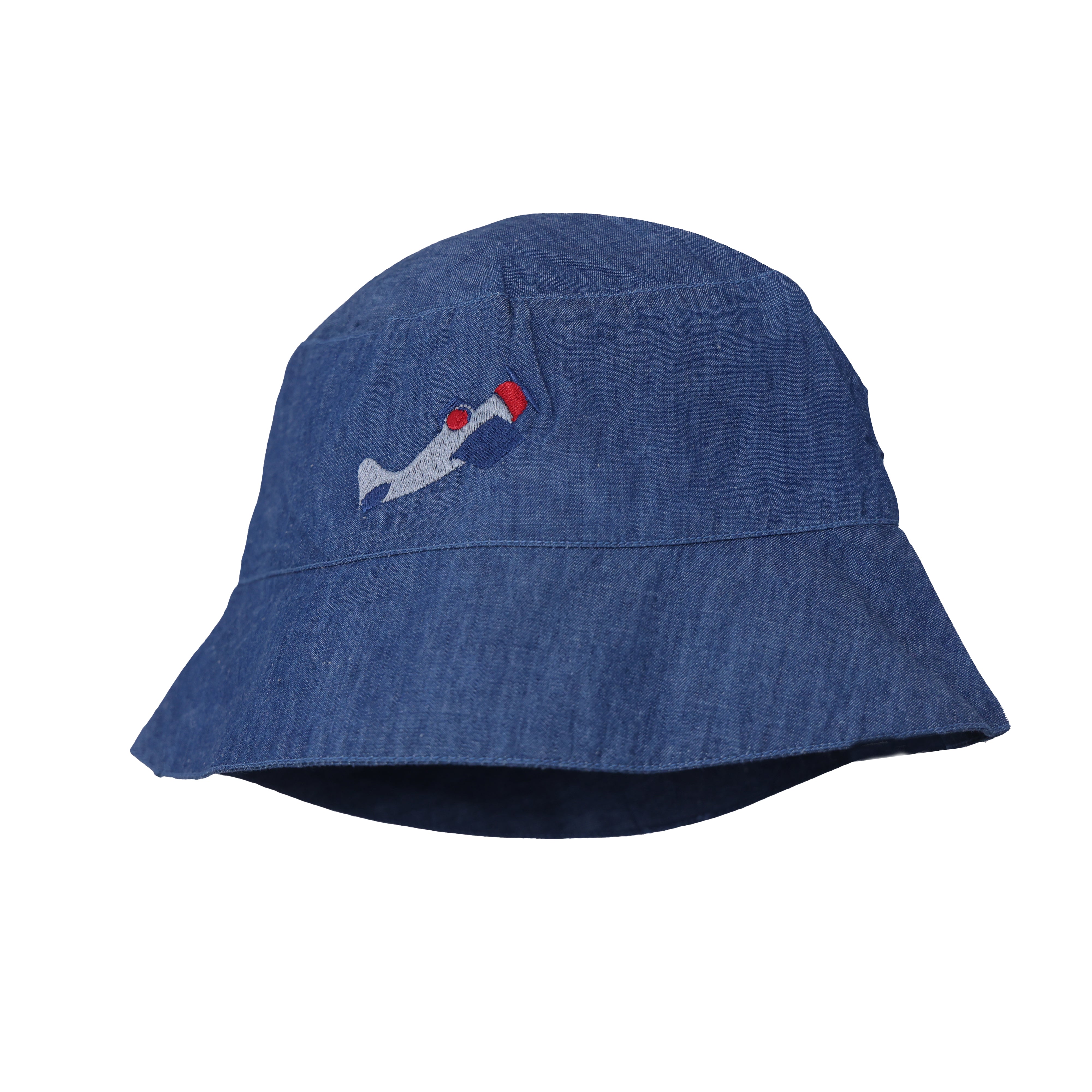 Fly Away With Me Dark Denim Bucket Hat