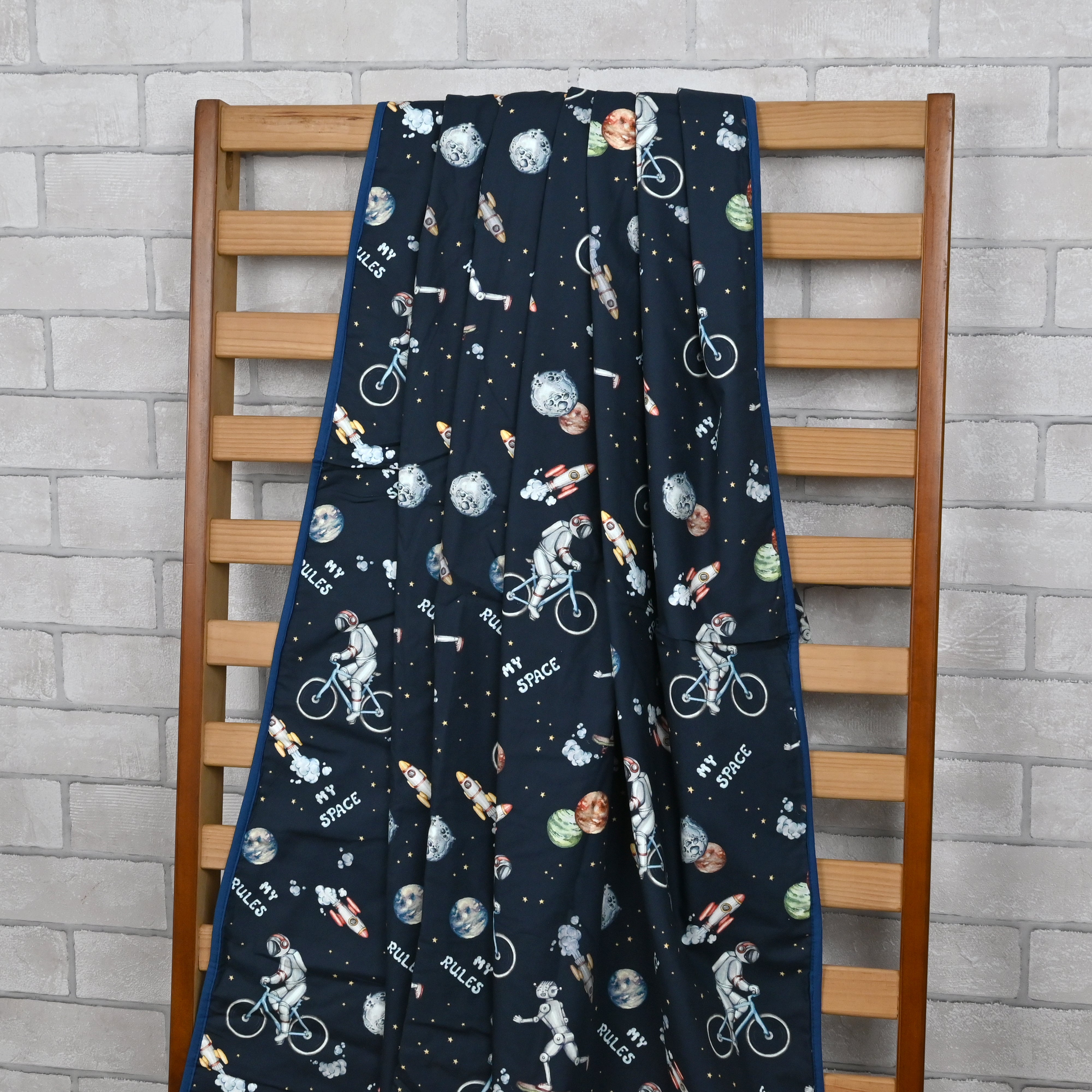 To The Moon And Back Reversible Blanket