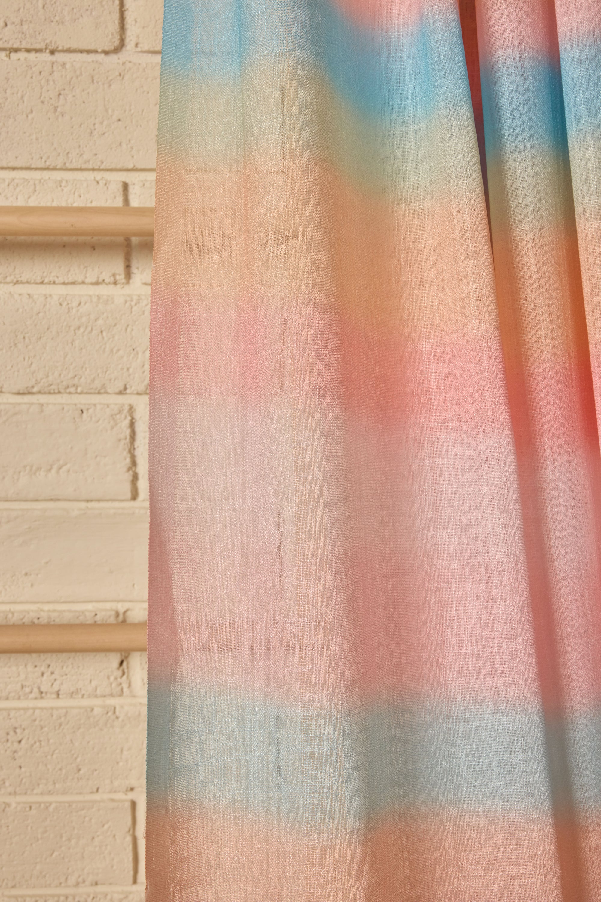 Ooh La Rainbow Sheer Curtain Fabric