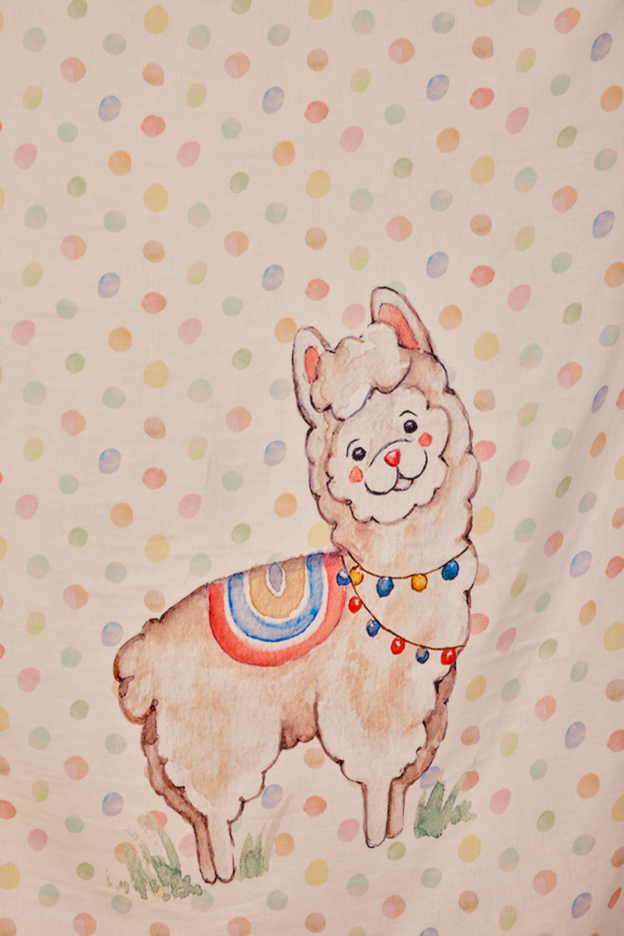 Ooh La Llama Light Muslin Blanket