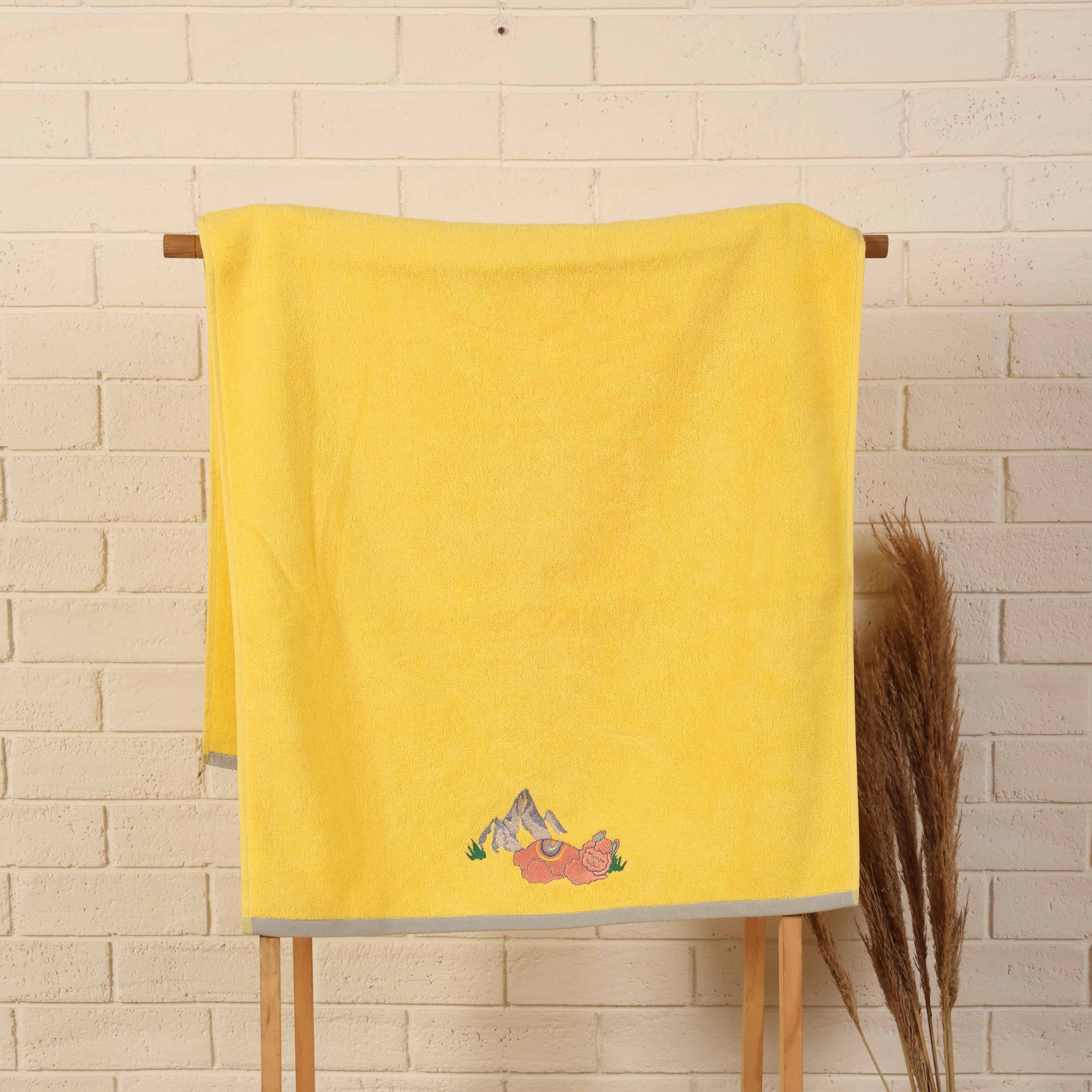 Ooh La Llama Bath Towel