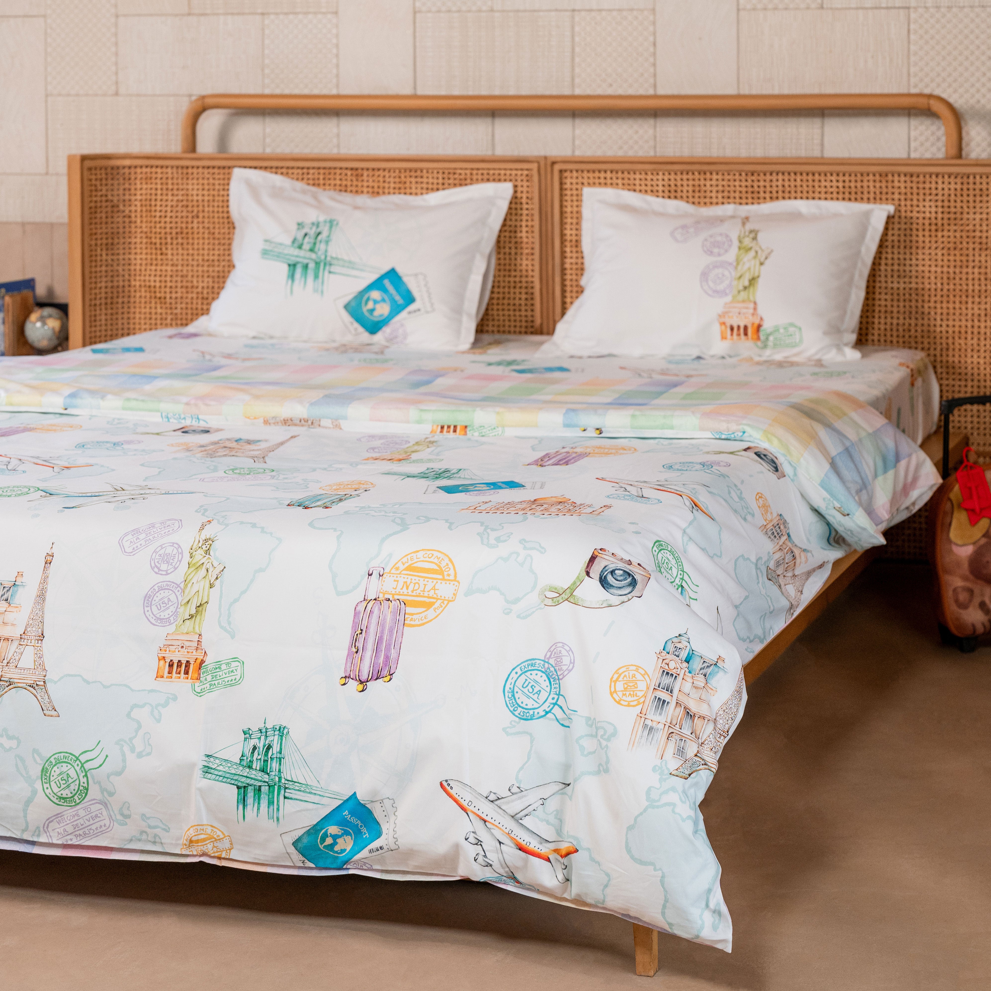 Passport To Wonderland Duvet Set