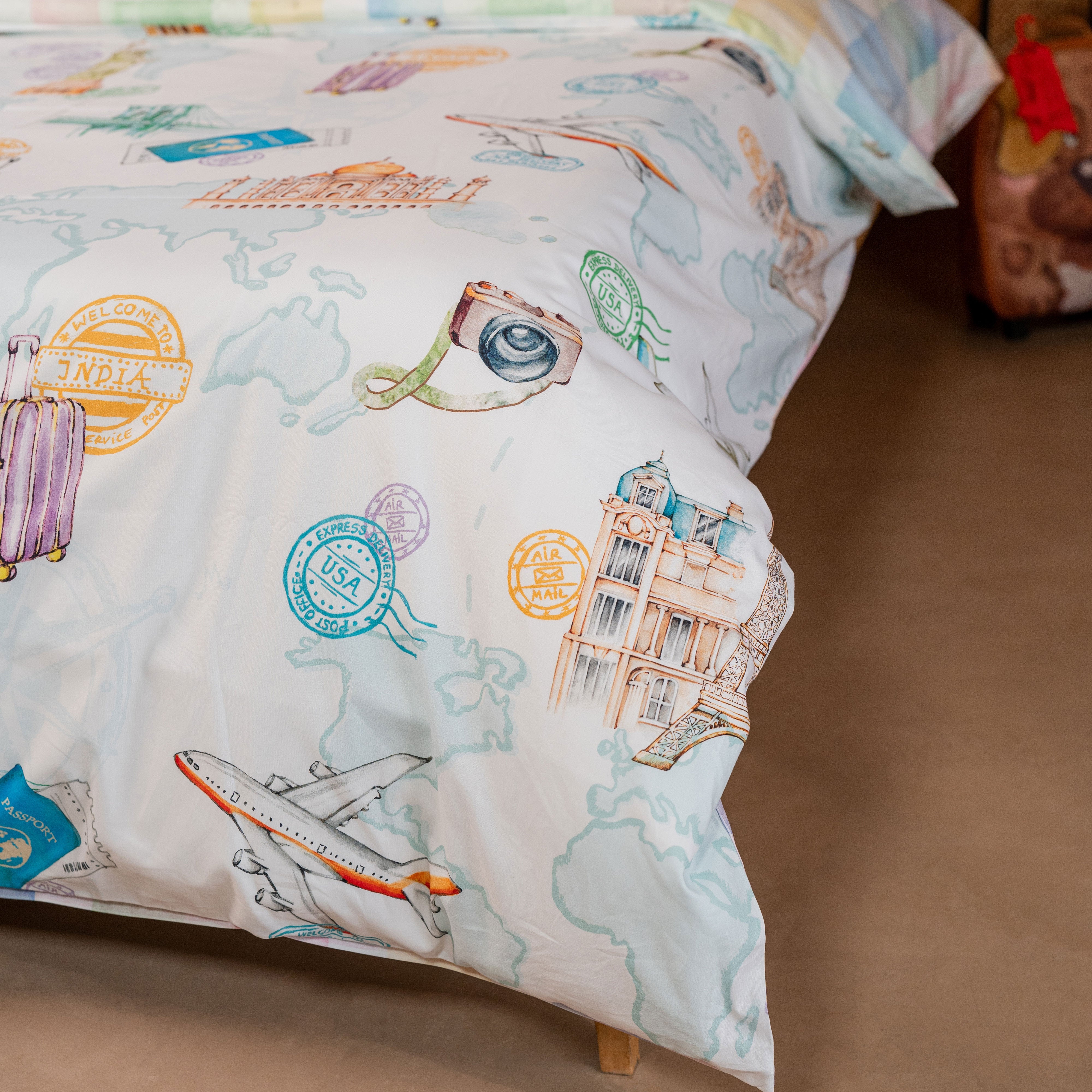 Passport To Wonderland Duvet Set