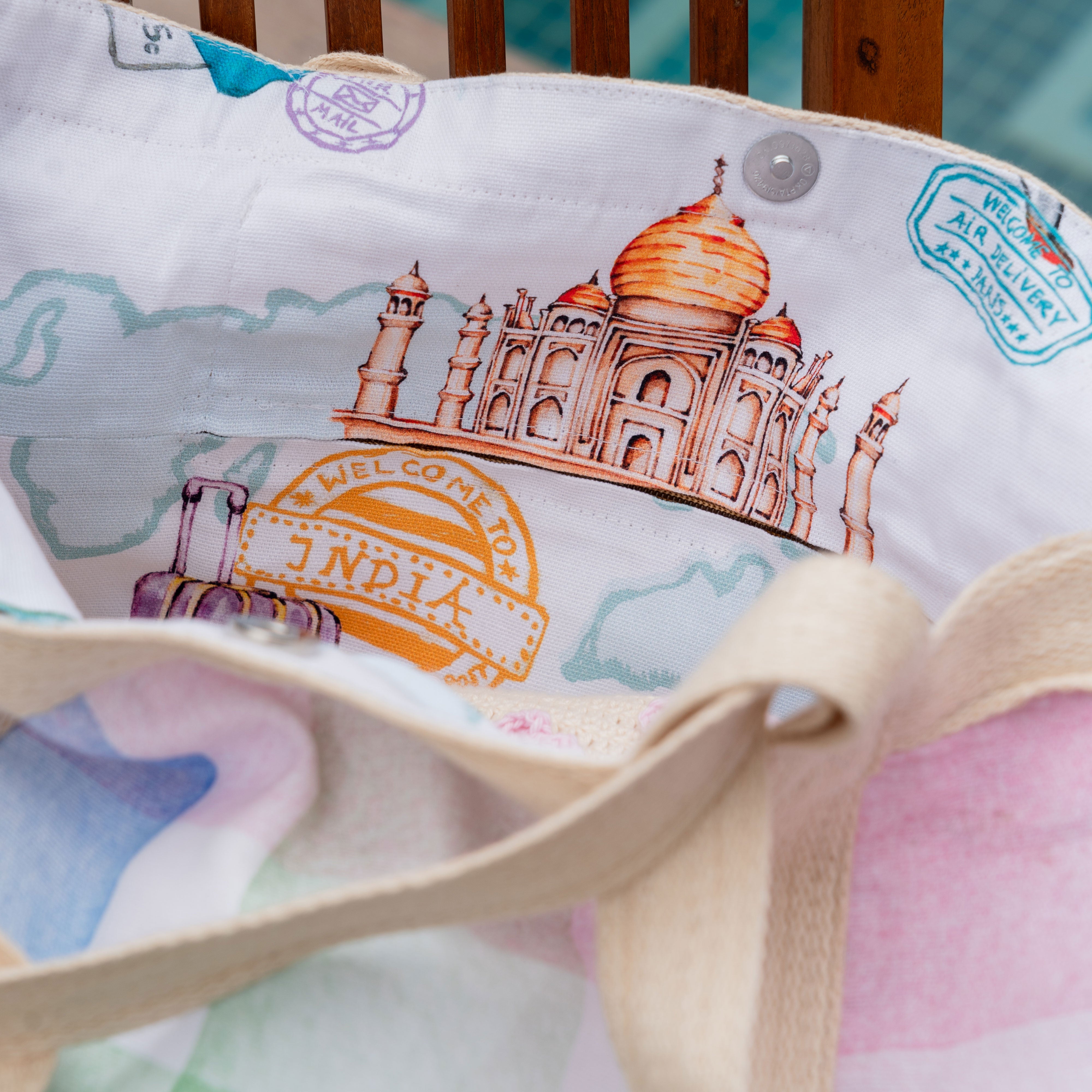 Passport To Wonderland Tote Bag